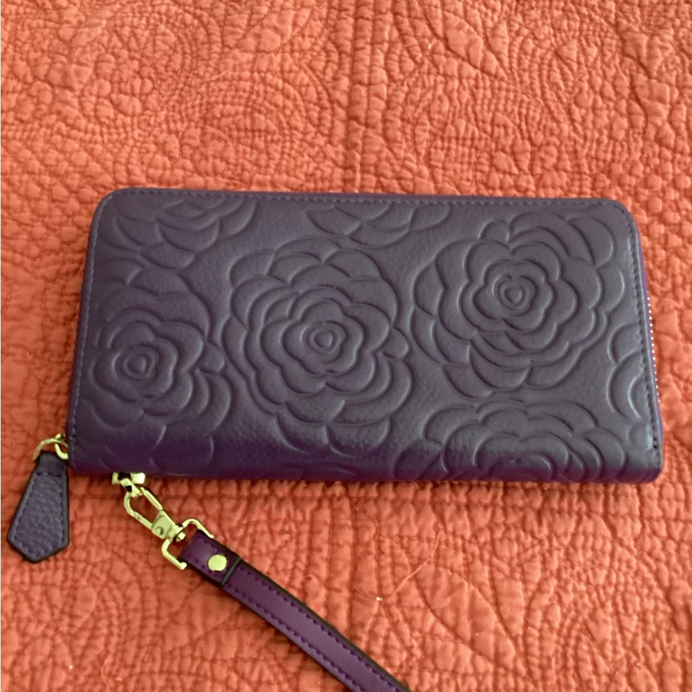 Bostanten Leather Wristlet Wallet